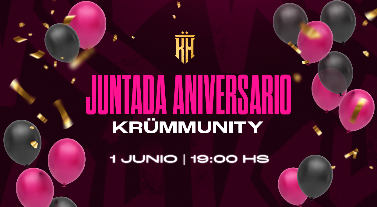 Juntada por el ANIVERSARIO de la KRUMMUNITY banner