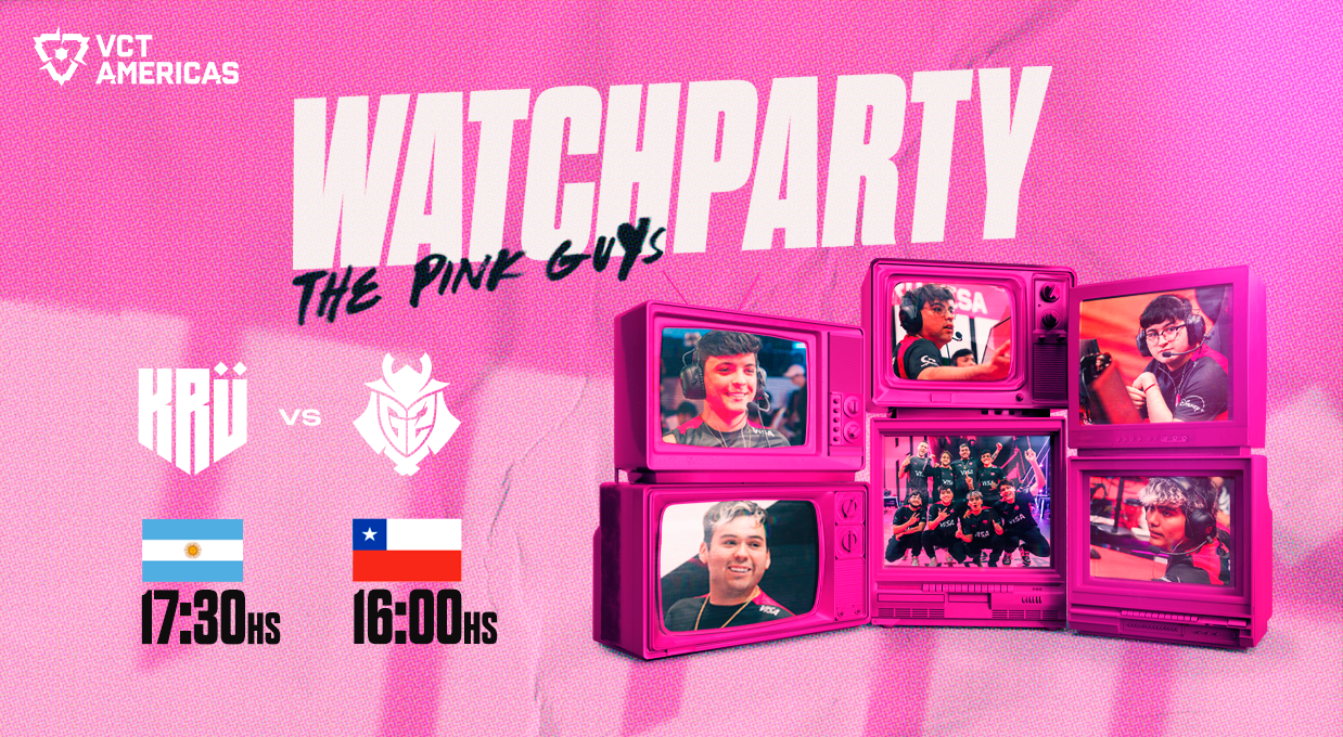 Watchparty VCT - KRÜ x G2 banner