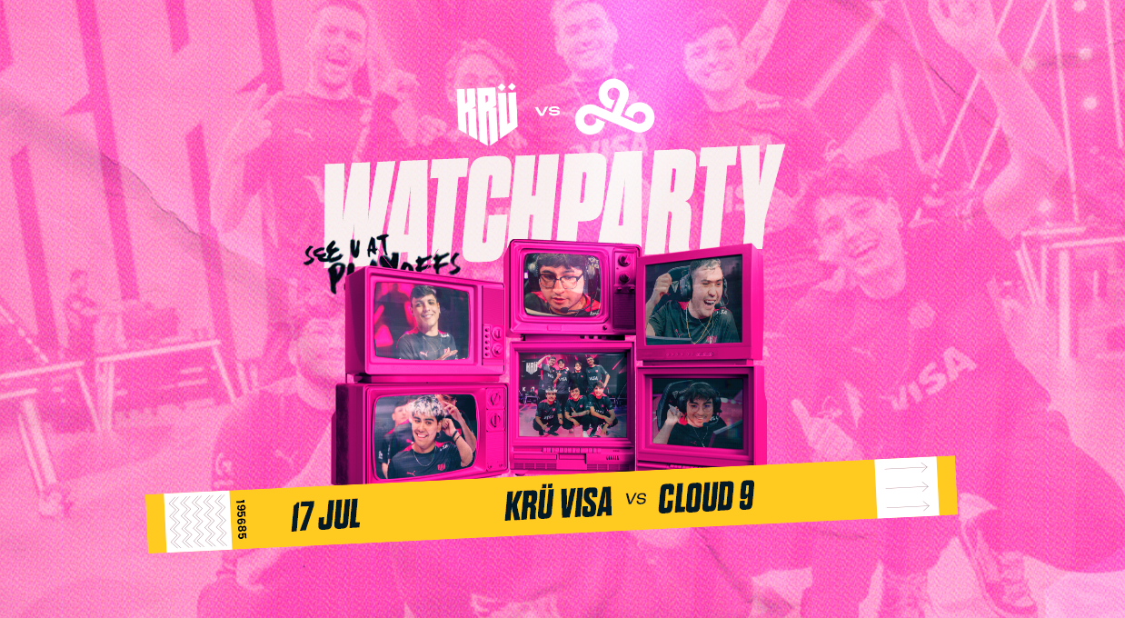 Watchparty VCT - KRÜ vs C9  banner