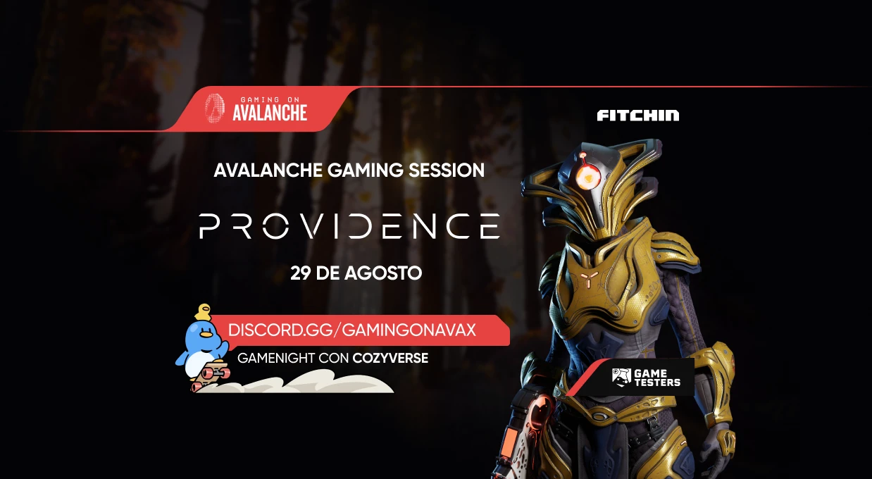 AVAX GAMING SESSION: PROVIDENCE banner